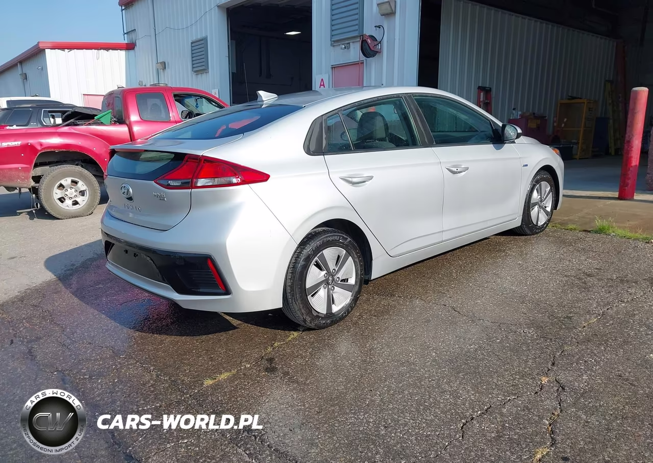 2019 Hyundai Ioniq Hybrid Blue VIN:KMHC65LC1KU106804 - 4