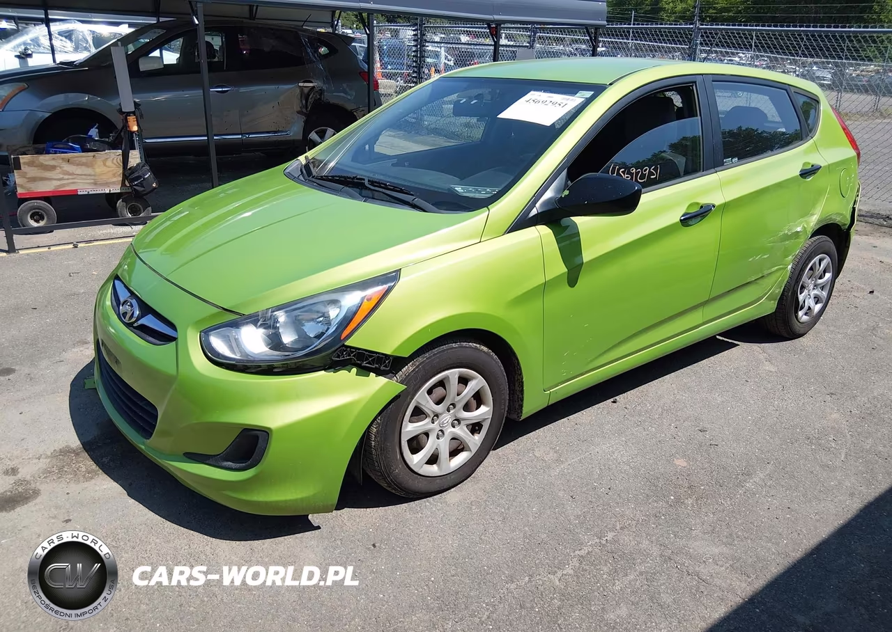 2012 Hyundai Accent Gs VIN:KMHCT5AE0CU052989 - 2
