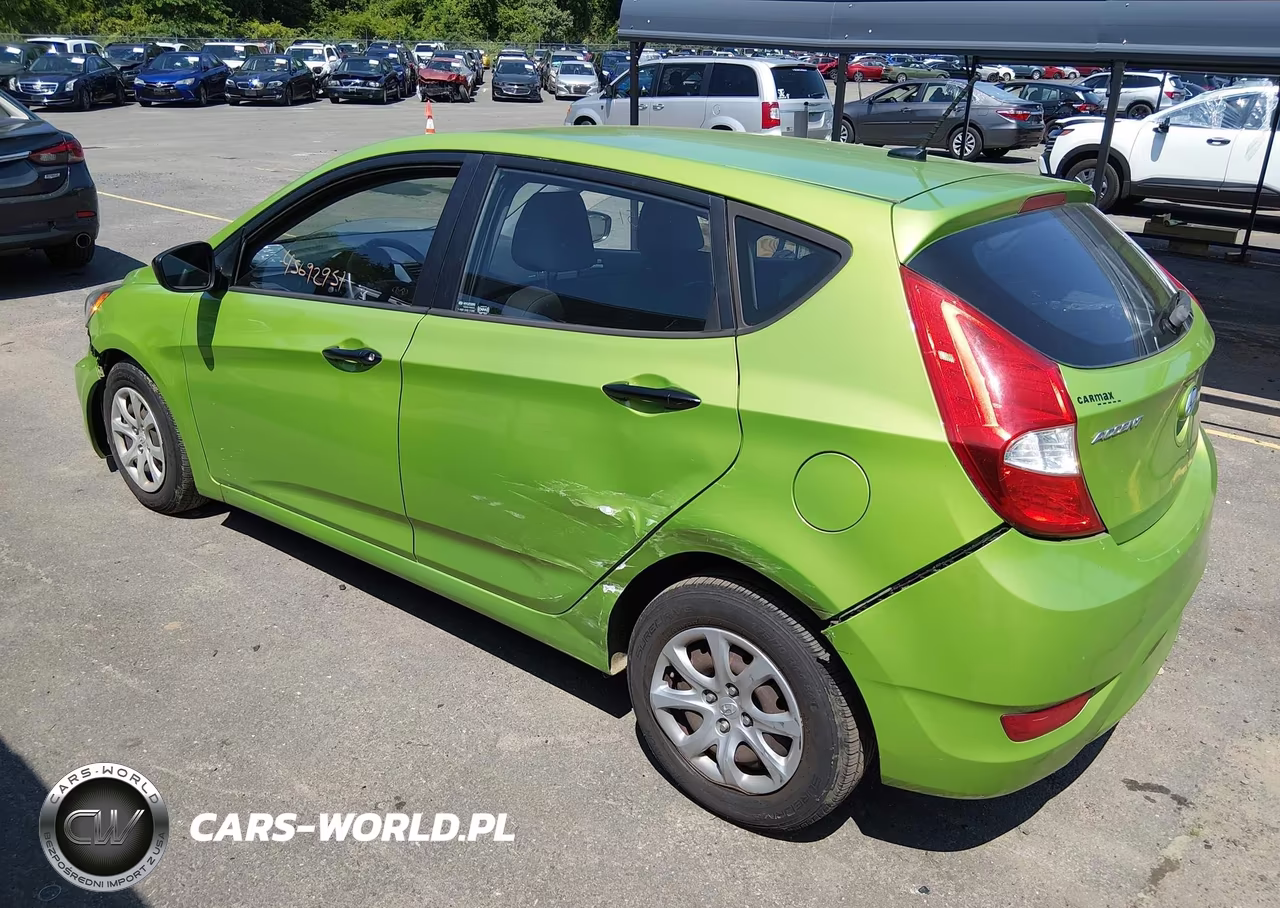 2012 Hyundai Accent Gs VIN:KMHCT5AE0CU052989 - 3