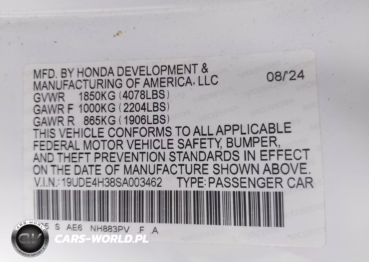 2025 Acura Integra A-Spec VIN:19UDE4H38SA003462 - 9
