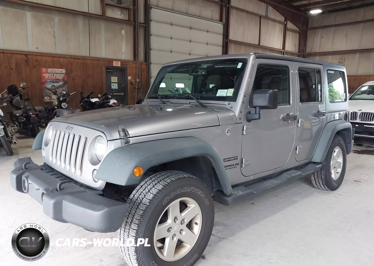 2016 Jeep Wrangler Unlimited Sport VIN:1C4BJWDG9GL319454 - 2