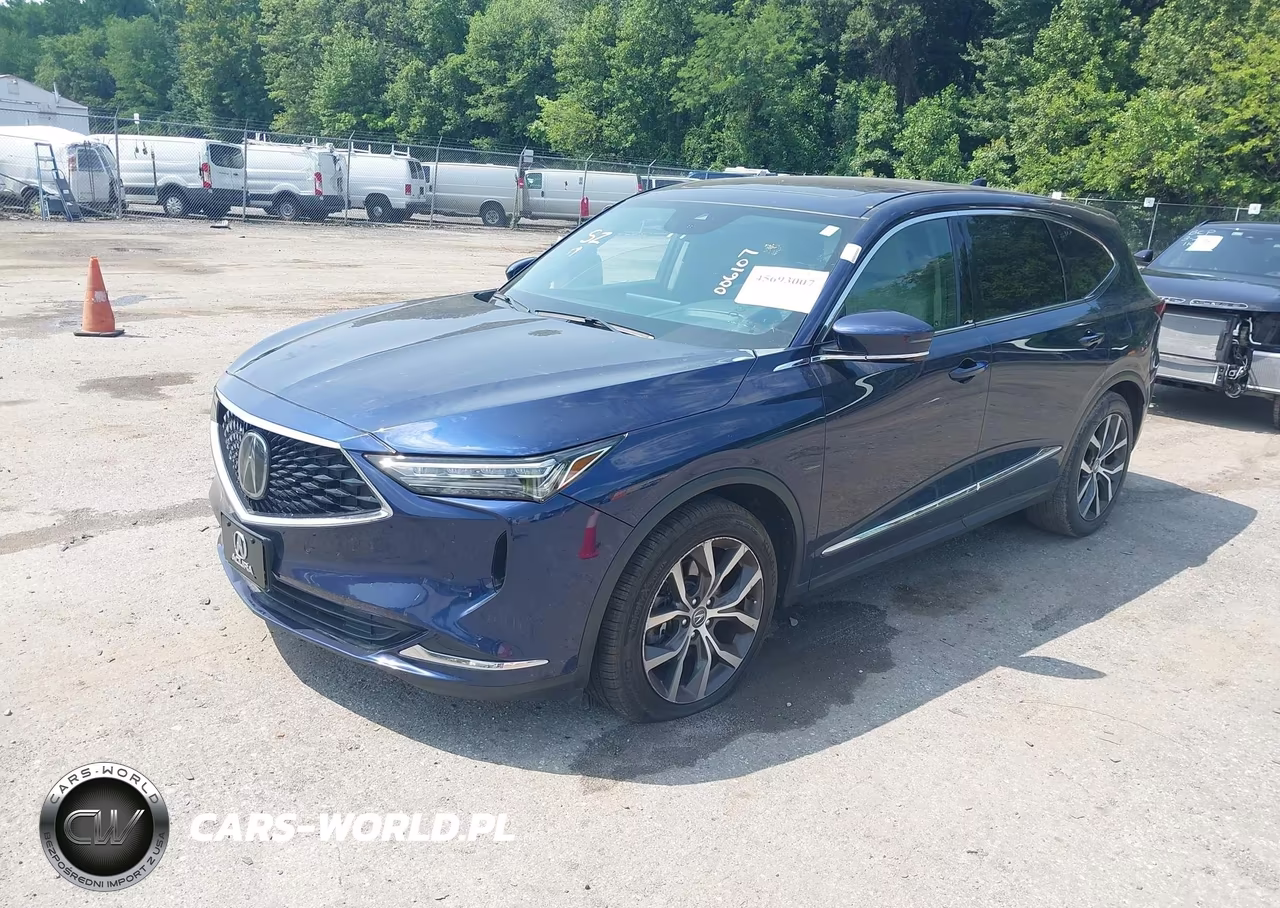 2022 Acura Mdx Technology Package VIN:5J8YE1H41NL006107 - 2
