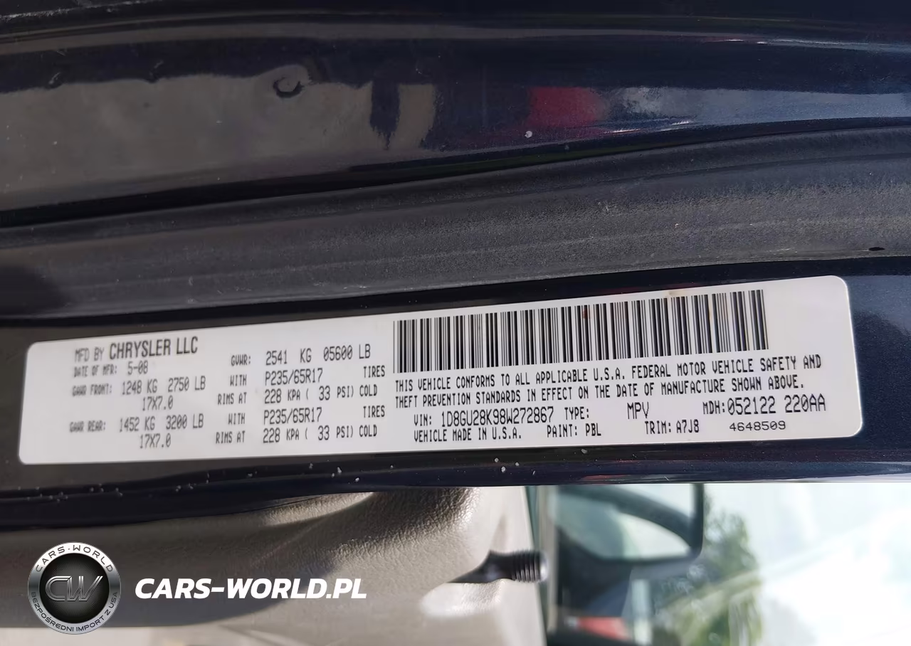 2008 Dodge Nitro Sxt VIN:1D8GU28K98W272867 - 9