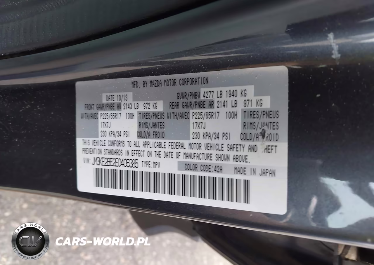 2014 Mazda Cx-5 Sport VIN:JM3KE2BE2E0405385 - 9