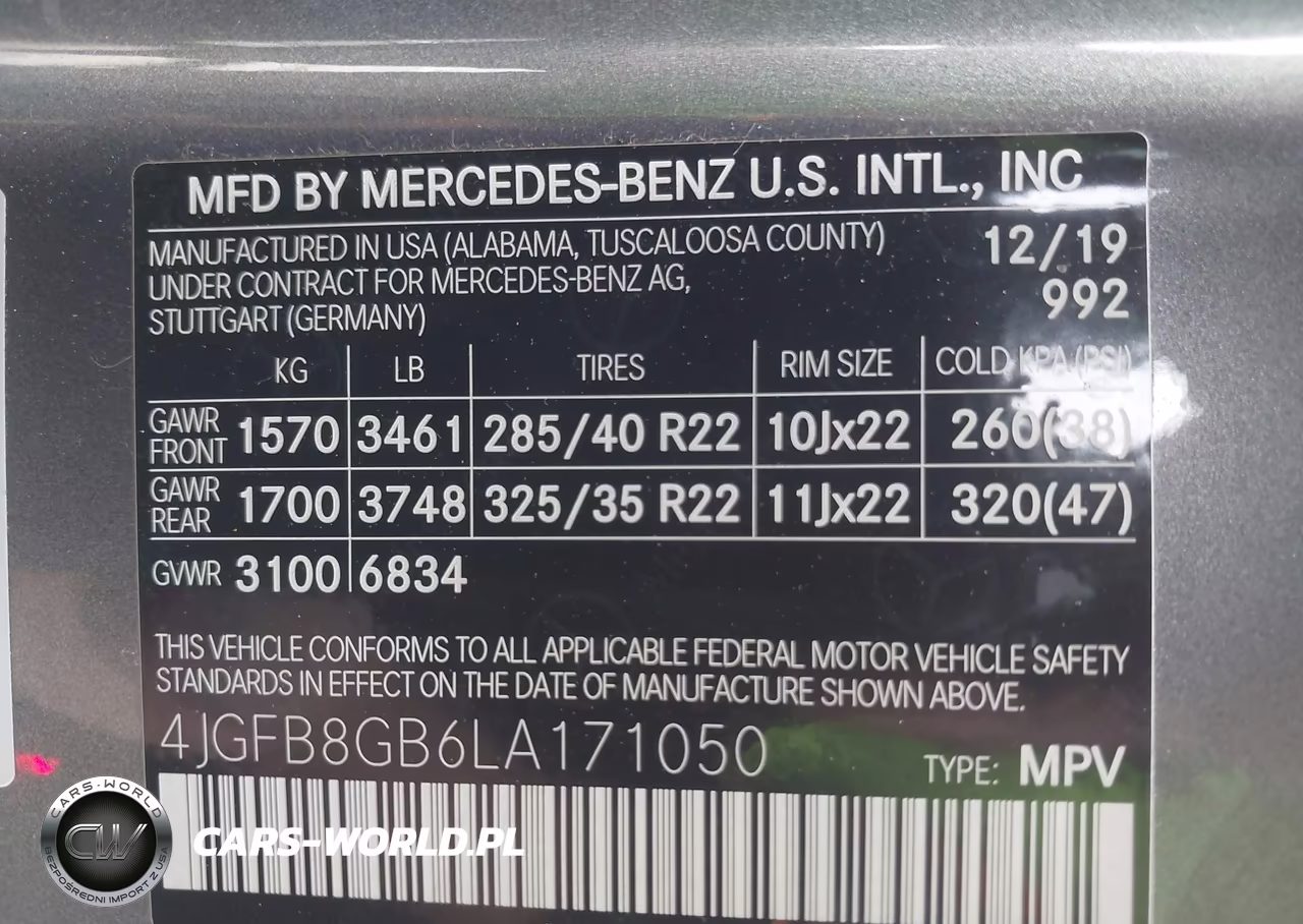 2020 Mercedes-Benz Gle 580 4Matic VIN:4JGFB8GB6LA171050 - 9