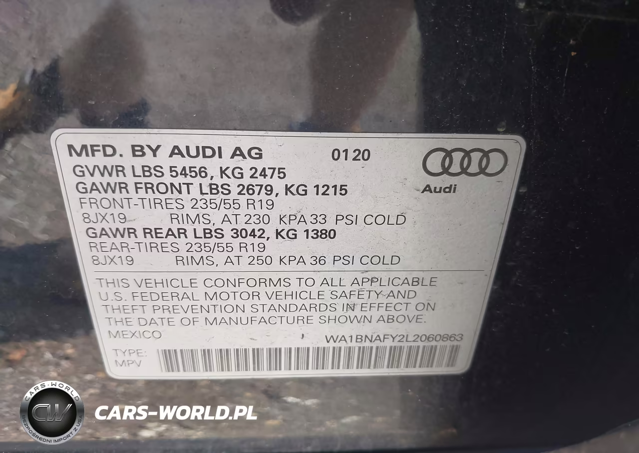 2020 Audi Q5 Premium Plus 45 Tfsi Quattro S Tronic VIN:WA1BNAFY2L2060863 - 9