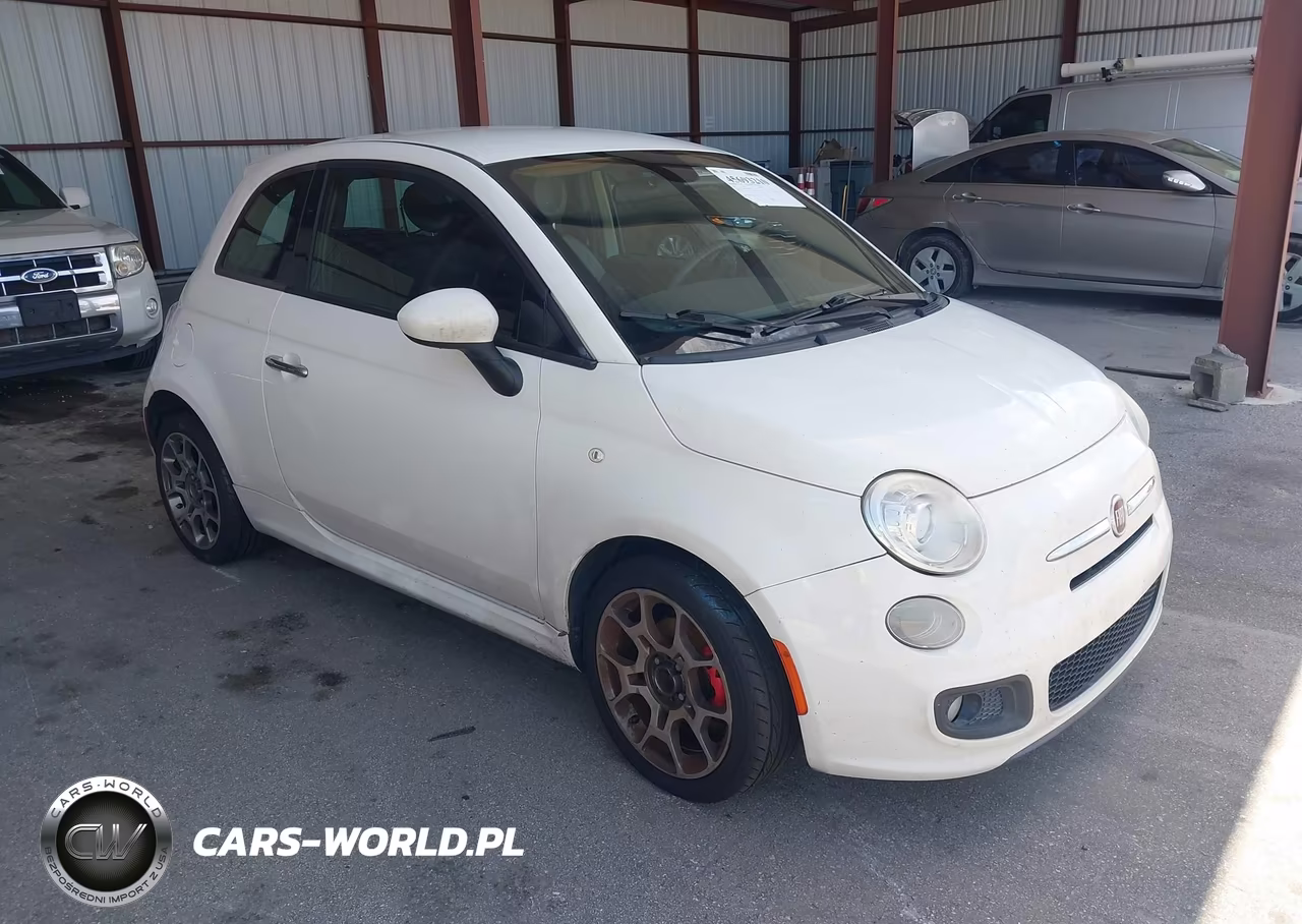 2015 Fiat 500 Sport VIN:3C3CFFBR0FT624858 - 1