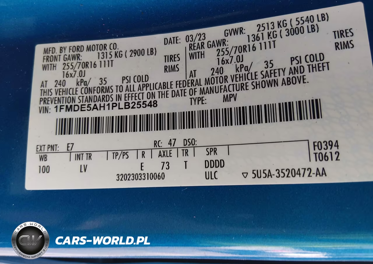 2023 Ford Bronco VIN:1FMDE5AH1PLB25548 - 9