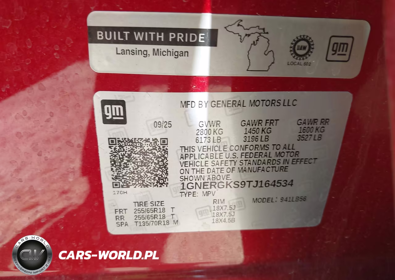 2026 Chevrolet Traverse Fwd Lt VIN:1GNERGKS9TJ164534 - 9