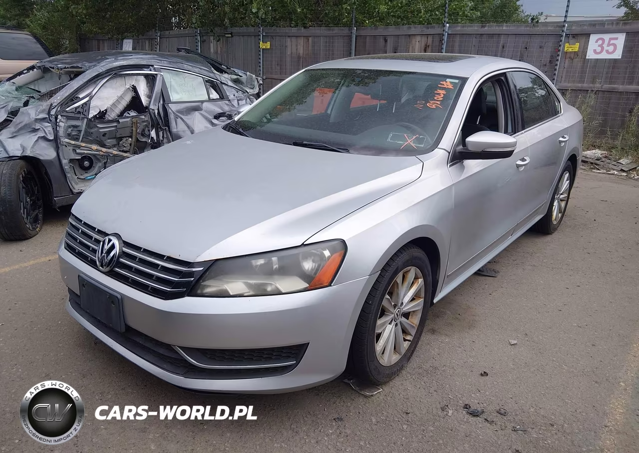 2013 Volkswagen Passat 2.5L Sel VIN:1VWCP7A39DC091555 - 2
