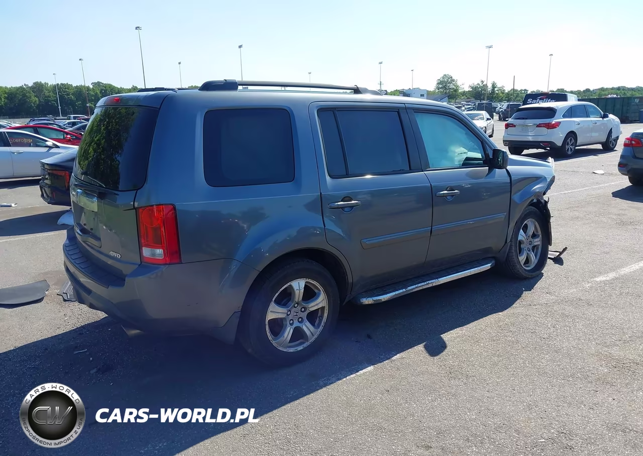 2013 Honda Pilot Ex-L VIN:5FNYF4H65DB018230 - 4