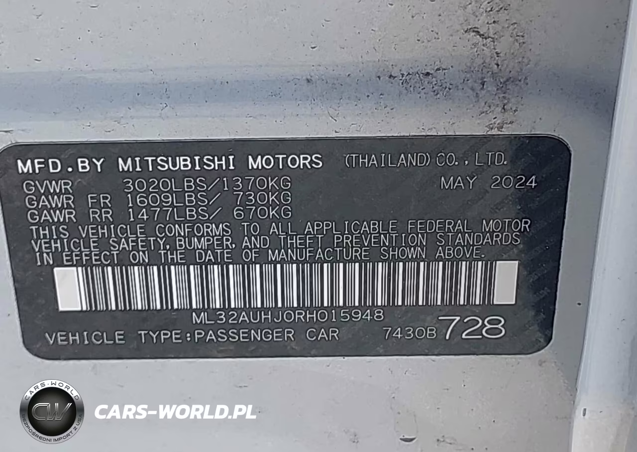 2024 Mitsubishi Mirage Es-Le VIN:ML32AUHJ0RH015948 - 9