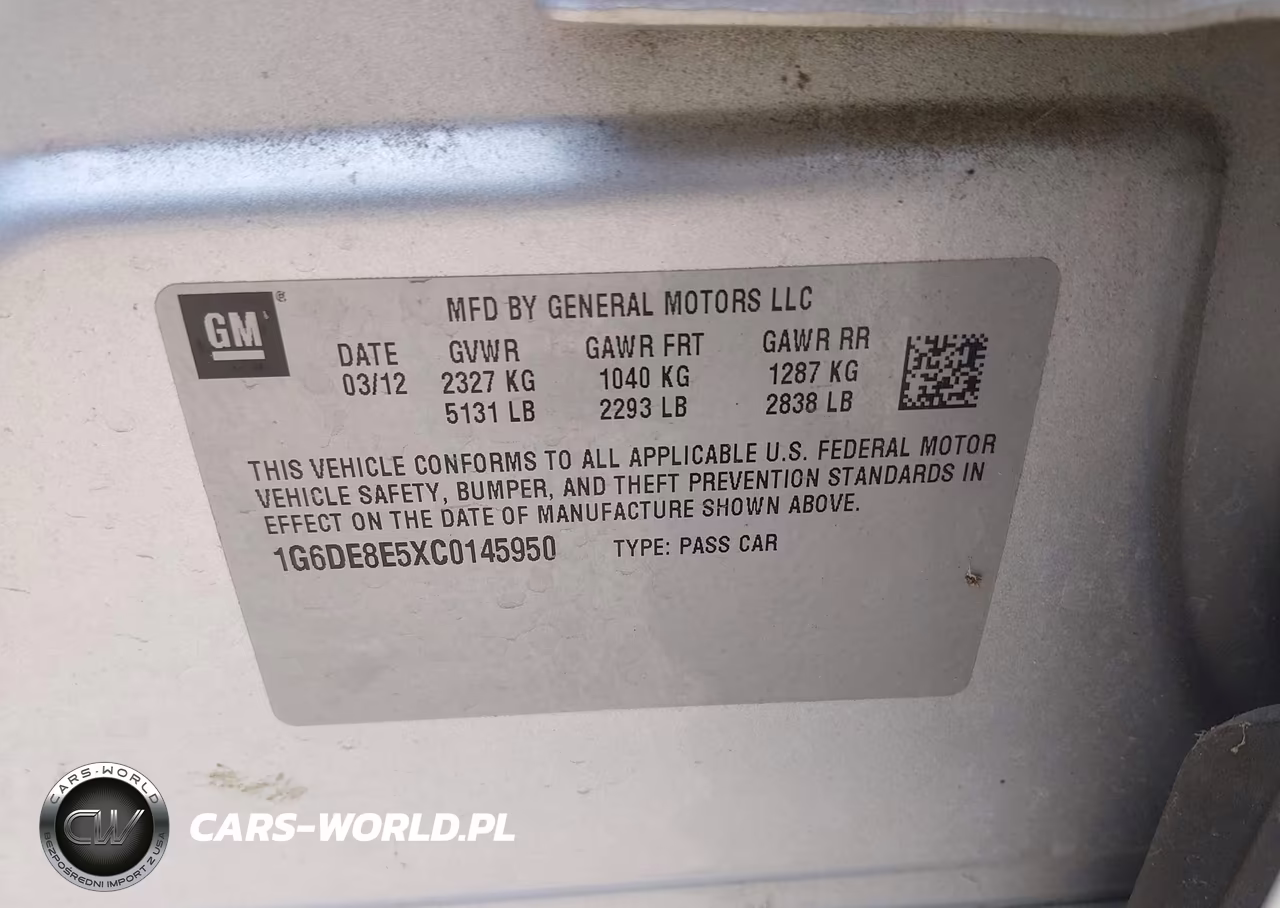 2012 Cadillac Cts Luxury VIN:1G6DE8E5XC0145950 - 9