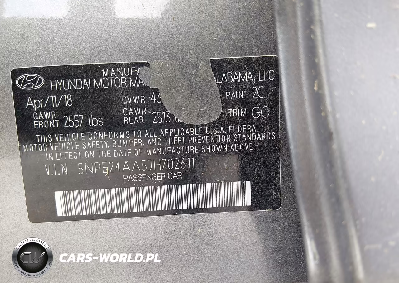 2018 Hyundai Sonata Eco VIN:5NPE24AA5JH702611 - 9