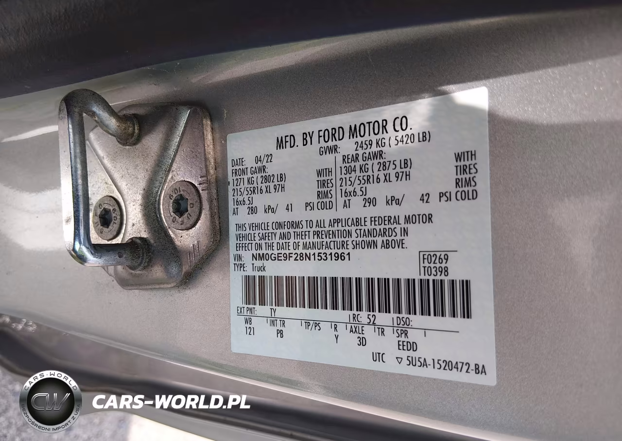 2022 Ford Transit Connect Xlt Passenger VIN:NM0GE9F28N1531961 - 9