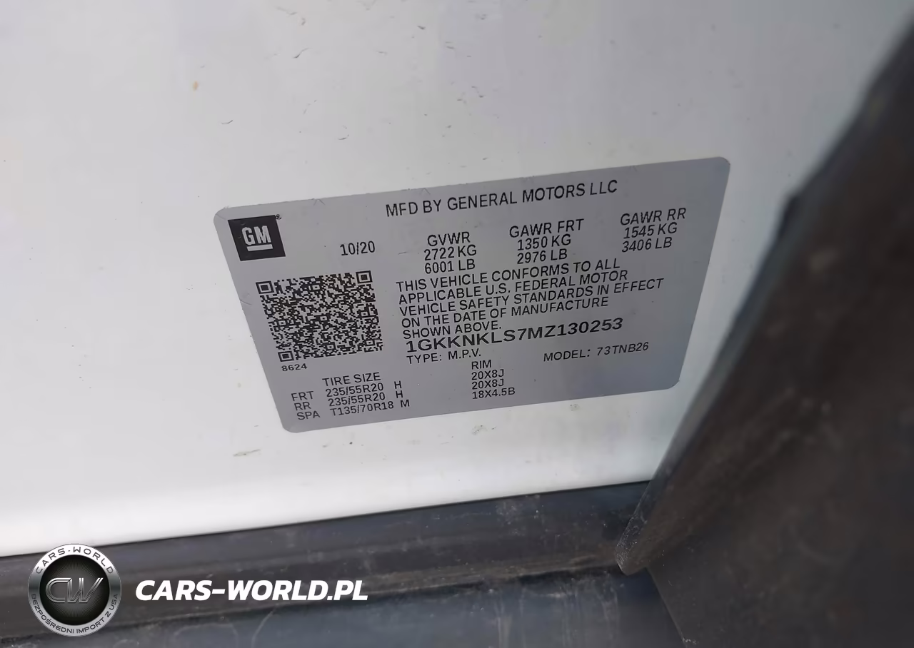 2021 GMC Acadia Fwd Sle VIN:1GKKNKLS7MZ130253 - 9