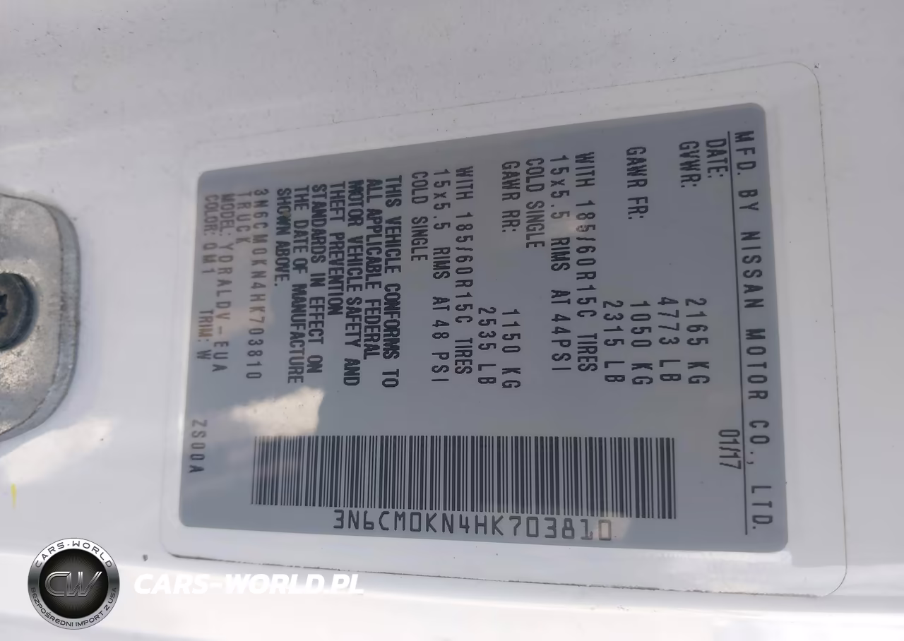 2017 Nissan Nv200 S VIN:3N6CM0KN4HK703810 - 9