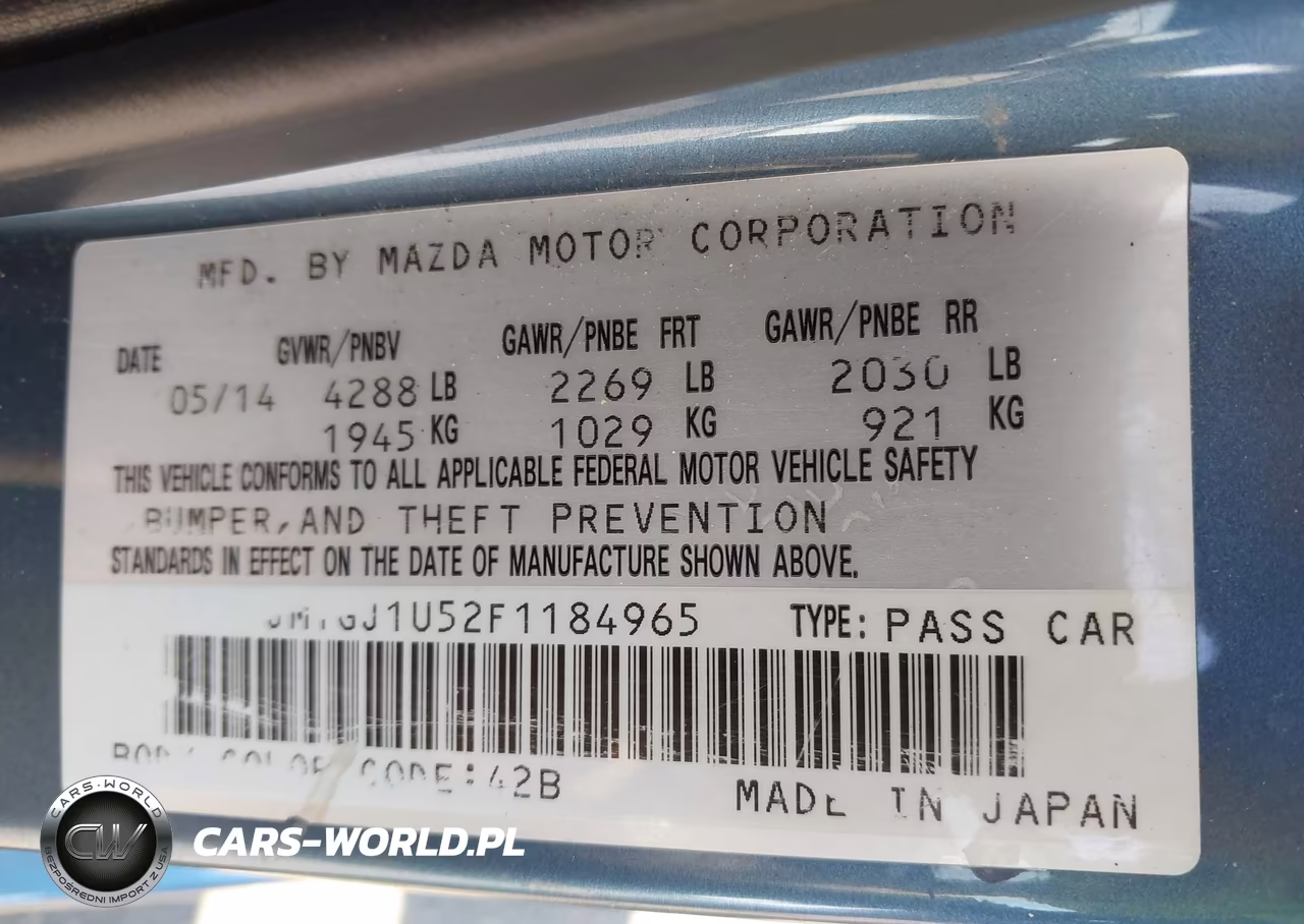 2015 Mazda Mazda6 I Sport VIN:JM1GJ1U52F1184965 - 9