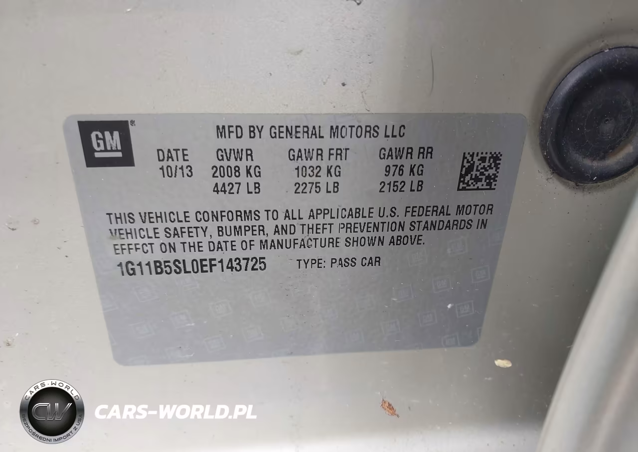 2014 Chevrolet Malibu 1Ls VIN:1G11B5SL0EF143725 - 9
