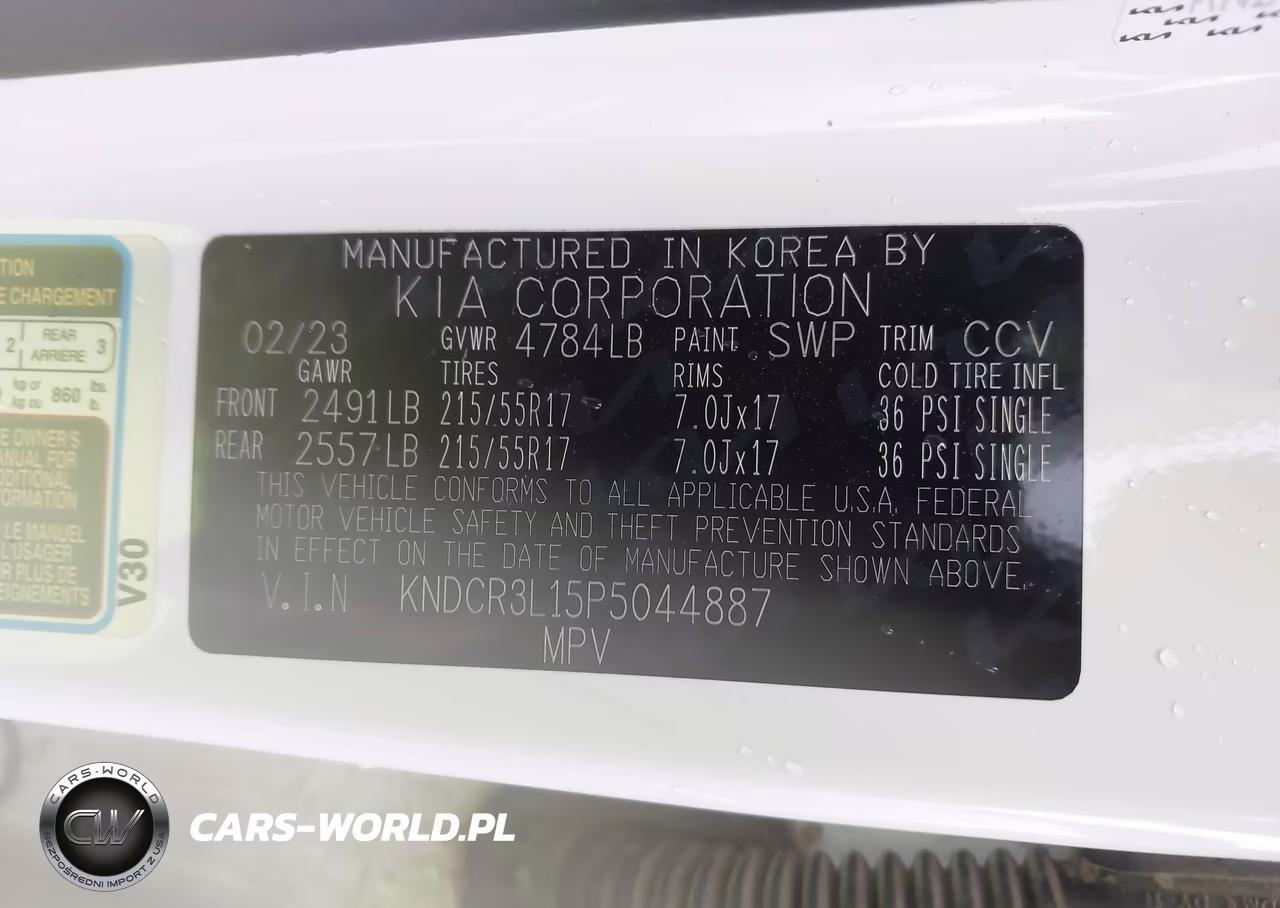 2023 Kia Niro Ev Wind VIN:KNDCR3L15P5044887 - 9