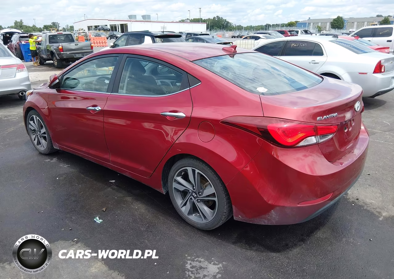 2014 Hyundai Elantra Limited VIN:5NPDH4AE4EH473664 - 3