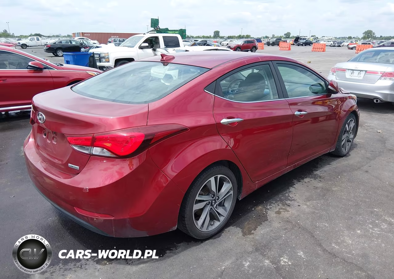 2014 Hyundai Elantra Limited VIN:5NPDH4AE4EH473664 - 4