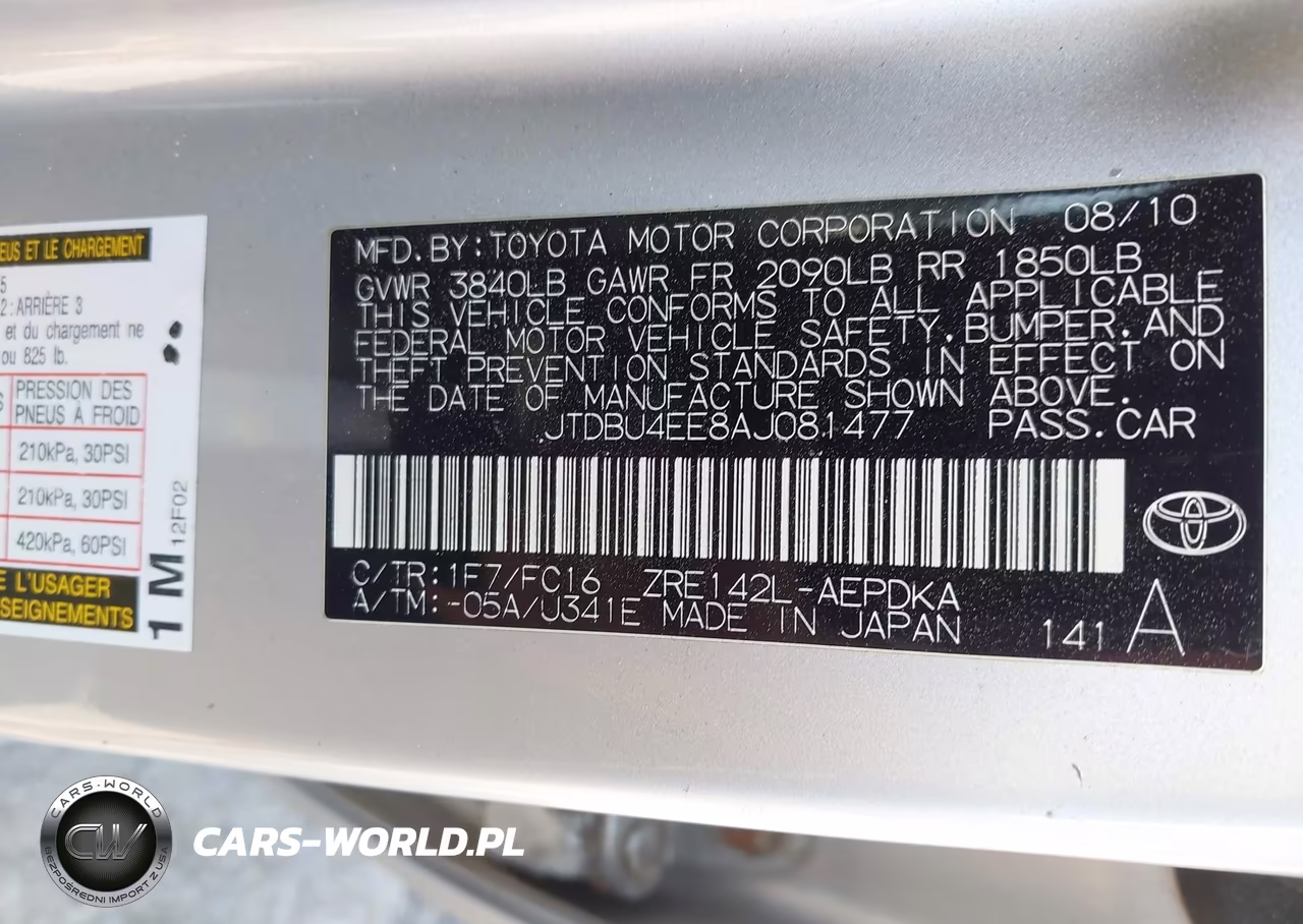 2010 Toyota Corolla Le VIN:JTDBU4EE8AJ081477 - 9