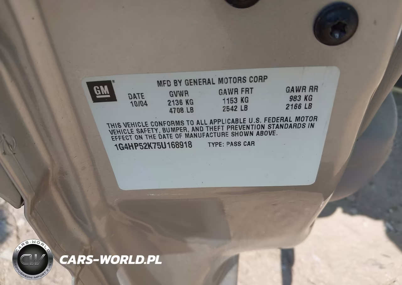 2005 Buick Lesabre Custom VIN:1G4HP52K75U168918 - 9