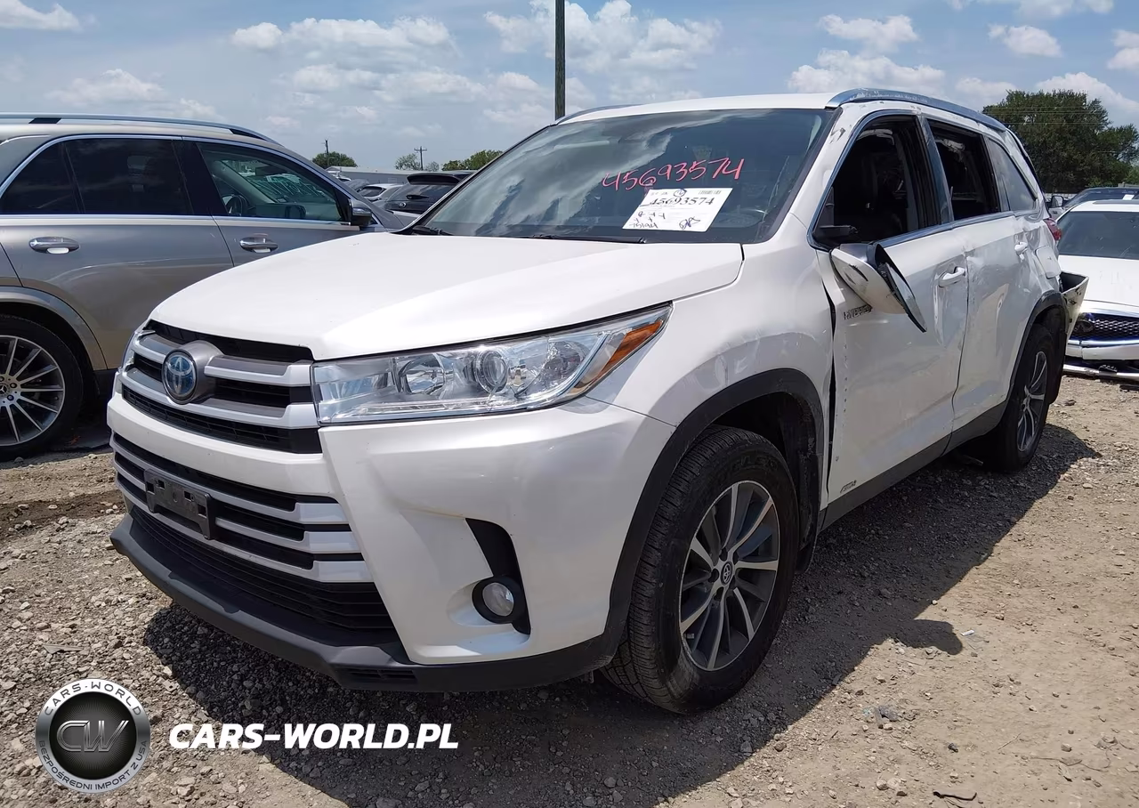 2019 Toyota Highlander Hybrid Xle VIN:5TDJGRFH6KS059510 - 2