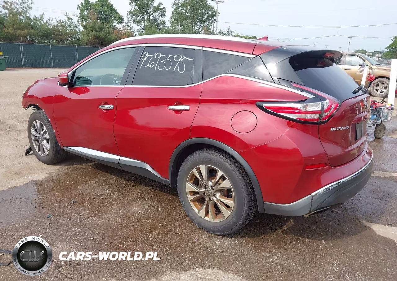 2015 Nissan Murano Sl VIN:5N1AZ2MH3FN254749 - 3