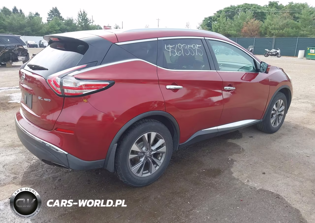 2015 Nissan Murano Sl VIN:5N1AZ2MH3FN254749 - 4