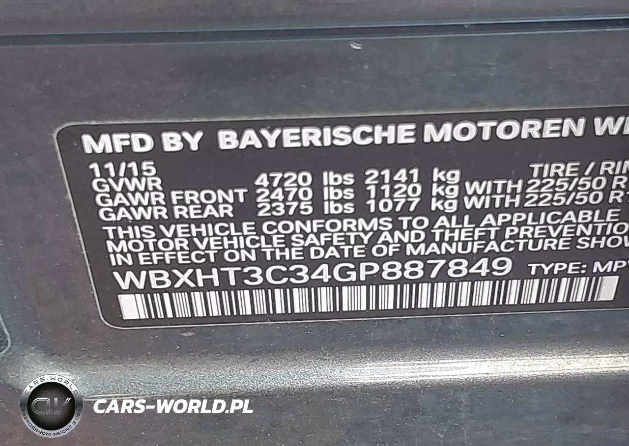 2016 BMW X1 xDrive28I VIN:WBXHT3C34GP887849 - 9
