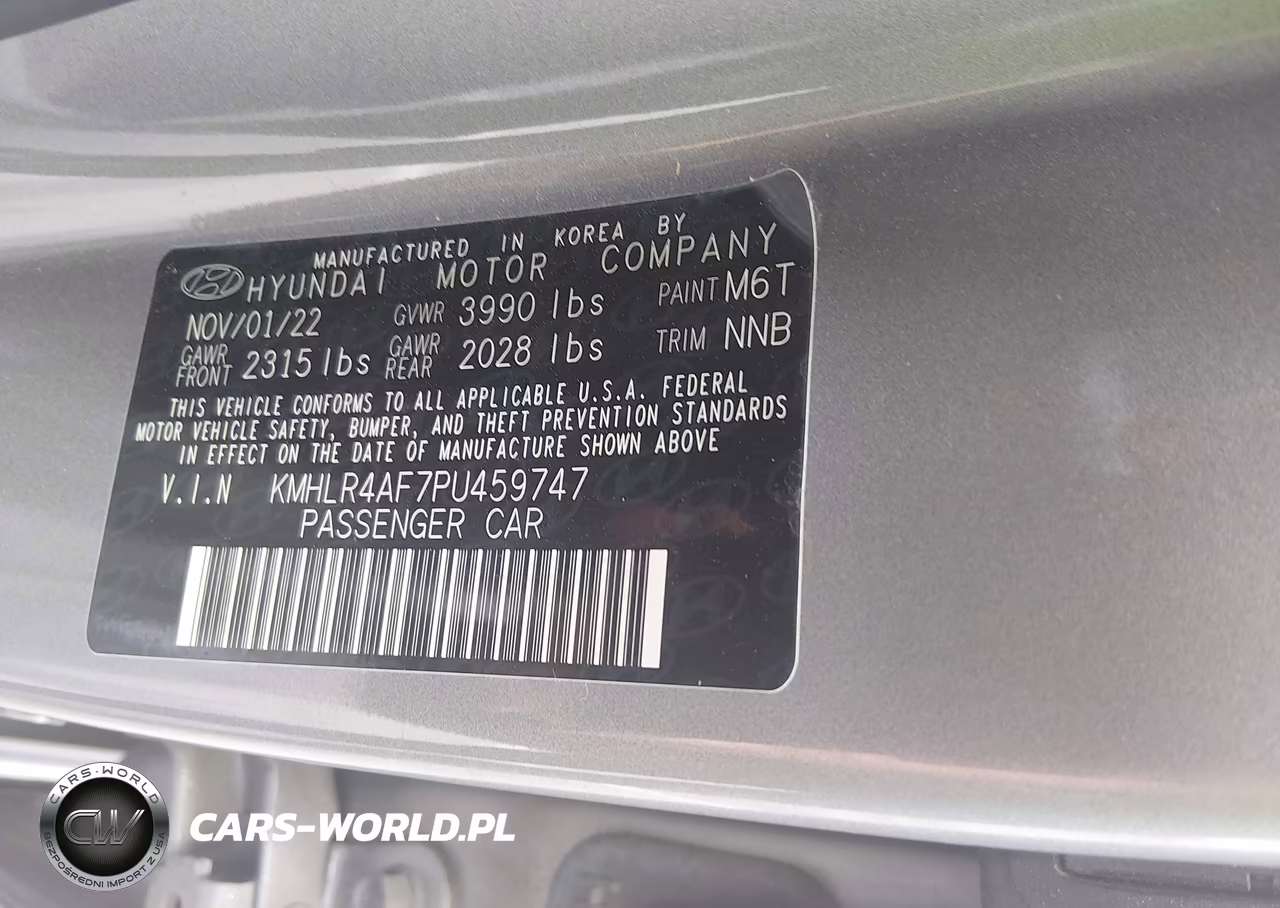 2023 Hyundai Elantra N Line VIN:KMHLR4AF7PU459747 - 9