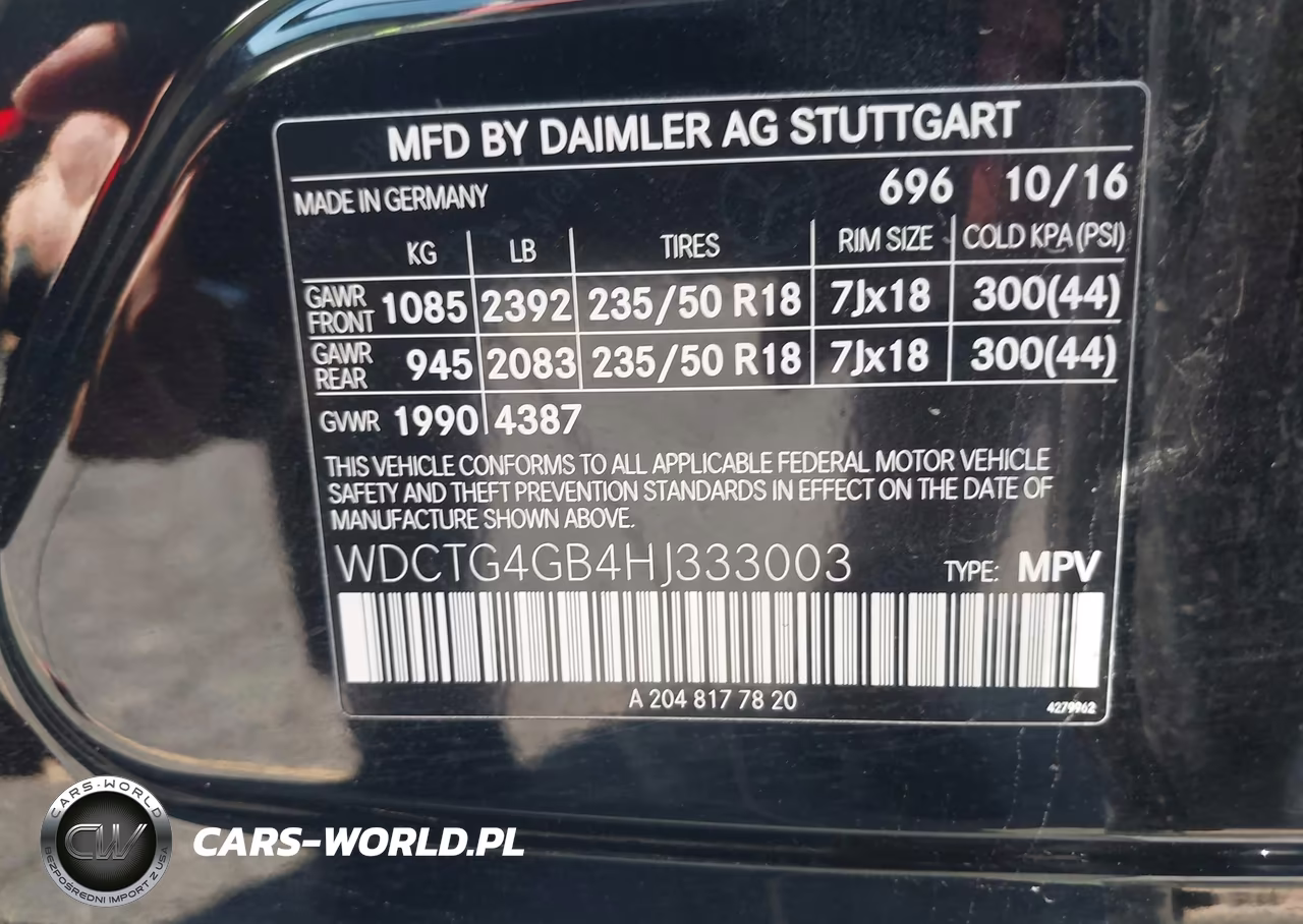 2017 Mercedes-Benz Gla 250 4Matic VIN:WDCTG4GB4HJ333003 - 9