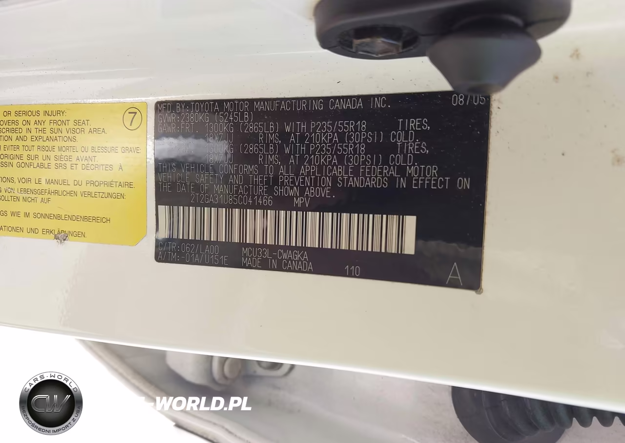 2005 Lexus Rx 330 VIN:2T2GA31U85C041466 - 9