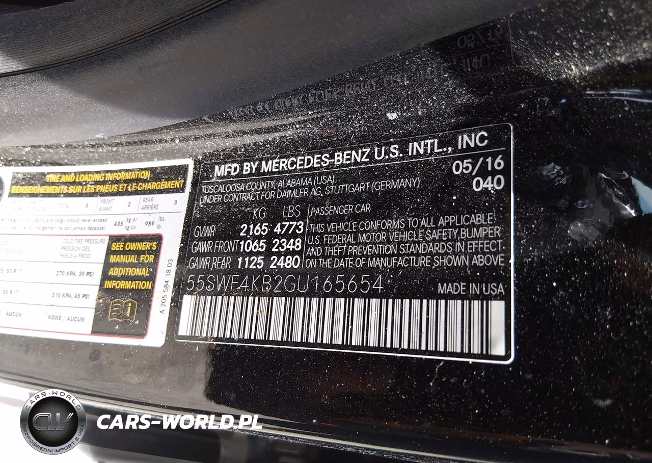 2016 Mercedes-Benz C 300 4Matic VIN:55SWF4KB2GU165654 - 9