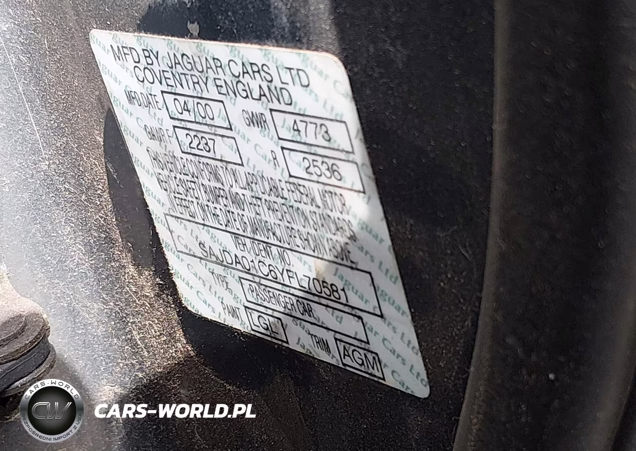 2000 Jaguar S-Type 3.0L V6 VIN:SAJDA01C6YFL70581 - 9