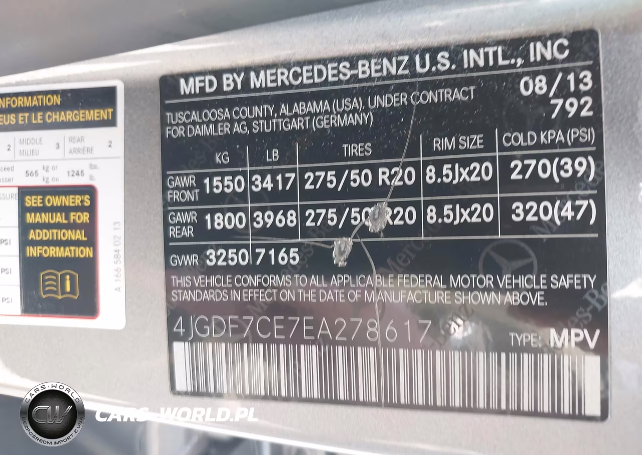 2014 Mercedes-Benz Gl 450 4Matic VIN:4JGDF7CE7EA278617 - 9