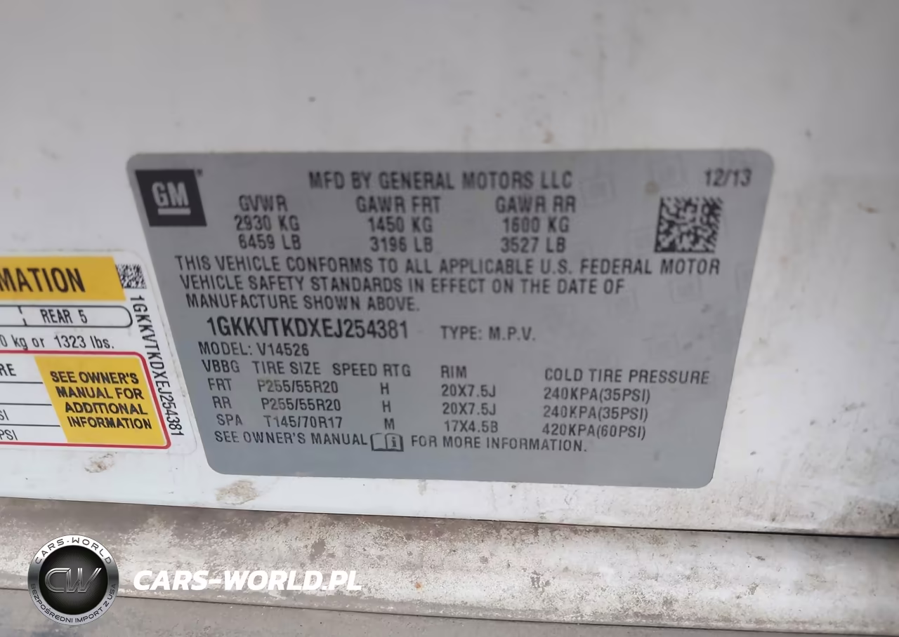 2014 GMC Acadia Denali VIN:1GKKVTKDXEJ254381 - 9