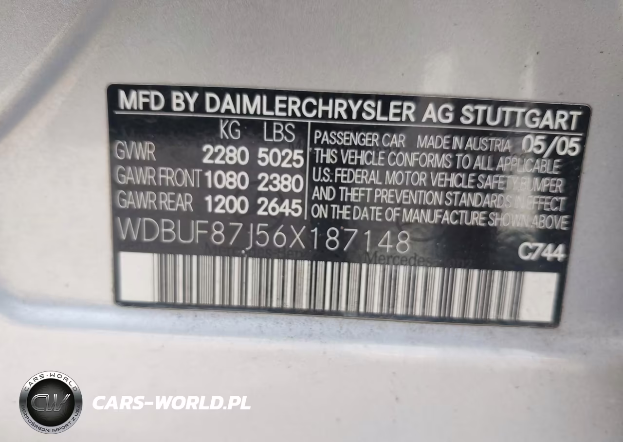 2006 Mercedes-Benz E 350 4Matic VIN:WDBUF87J56X187148 - 9