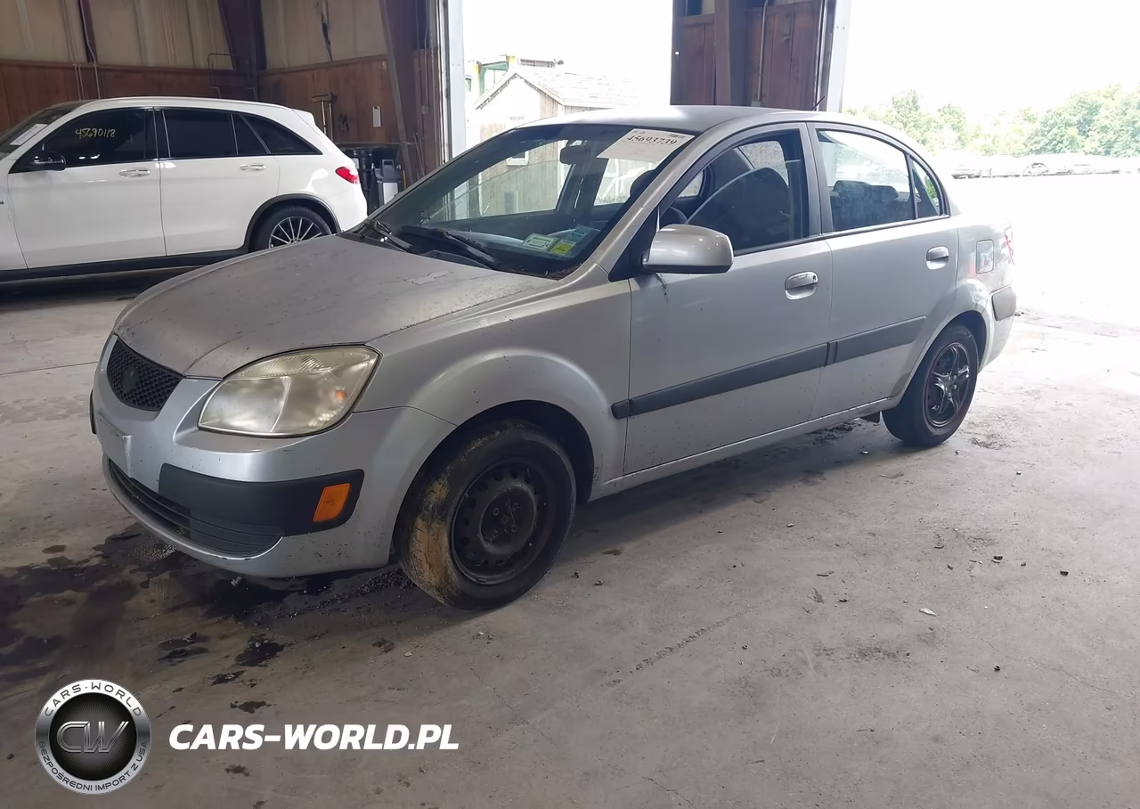 2007 Kia Rio Lx VIN:KNADE123076191455 - 2