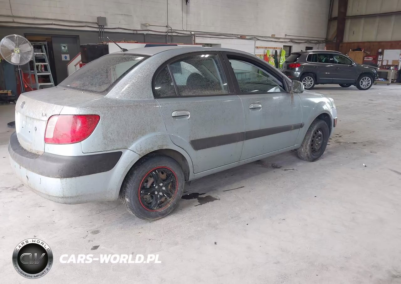 2007 Kia Rio Lx VIN:KNADE123076191455 - 4