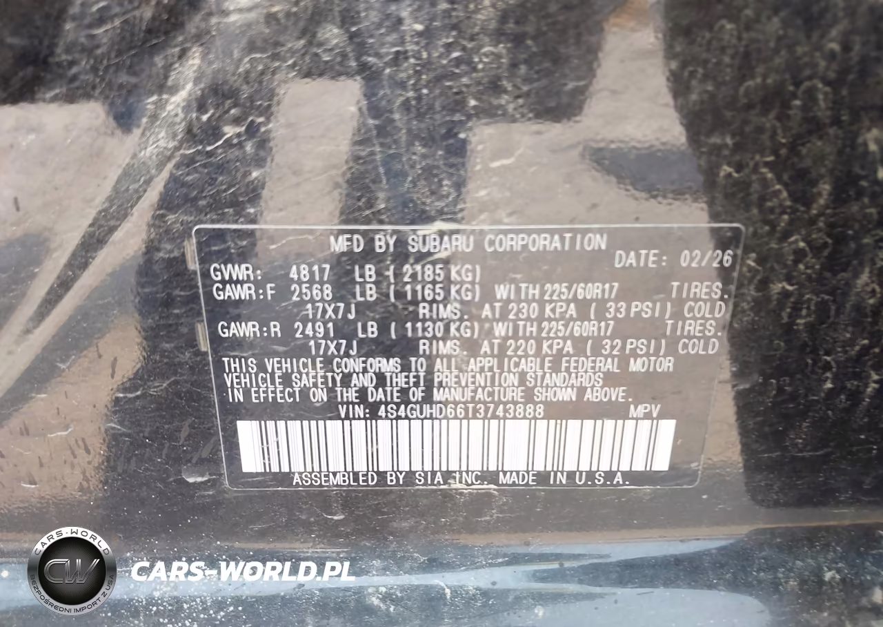 2026 Subaru Crosstrek Premium VIN:4S4GUHD66T3743888 - 9