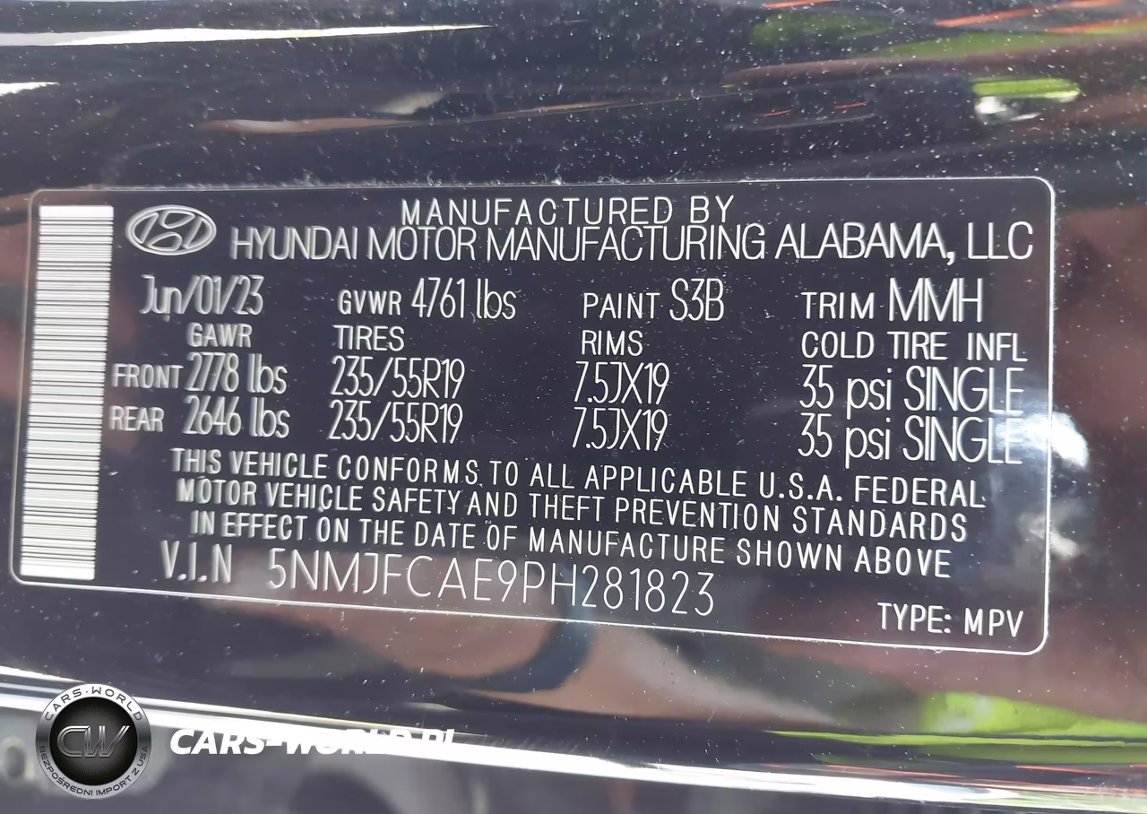2023 Hyundai Tucson Sel VIN:5NMJFCAE9PH281823 - 9