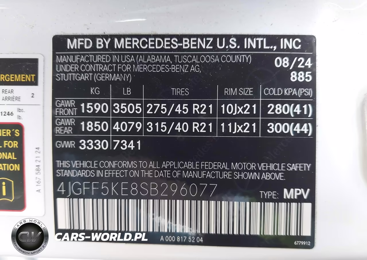 2025 Mercedes-Benz Gls 450 4Matic VIN:4JGFF5KE8SB296077 - 9