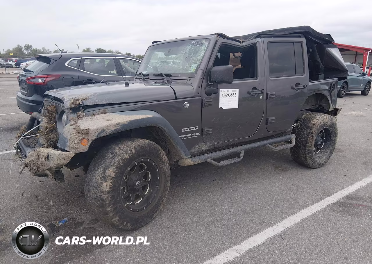 2018 Jeep Wrangler Jk Unlimited Sport 4X4 VIN:1C4BJWDG4JL834773 - 2