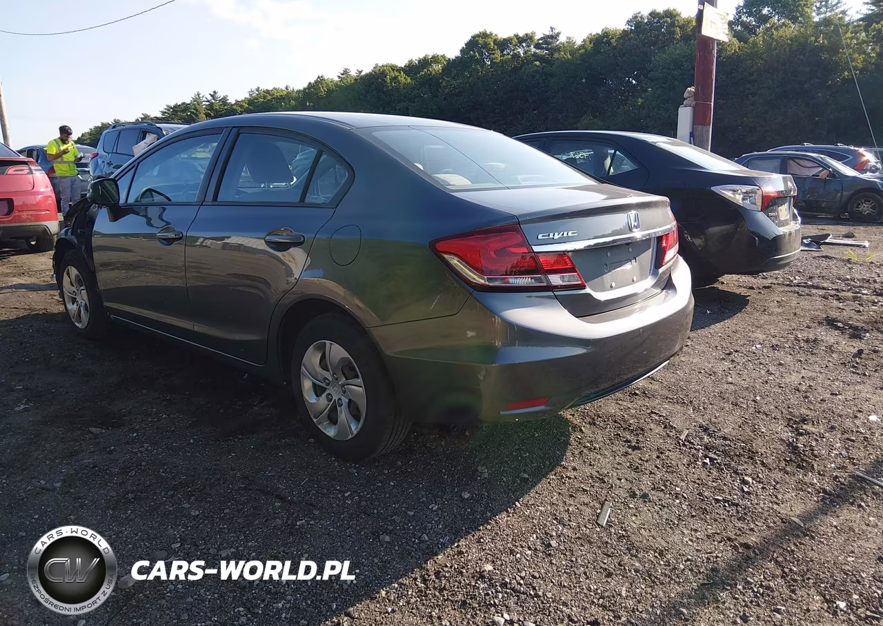 2013 Honda Civic Lx VIN:19XFB2F51DE286957 - 3