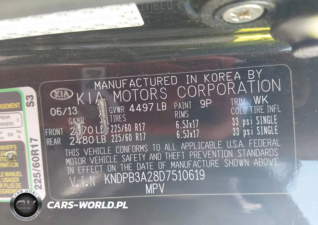 2013 Kia Sportage Lx VIN:KNDPB3A28D7510619 - 9