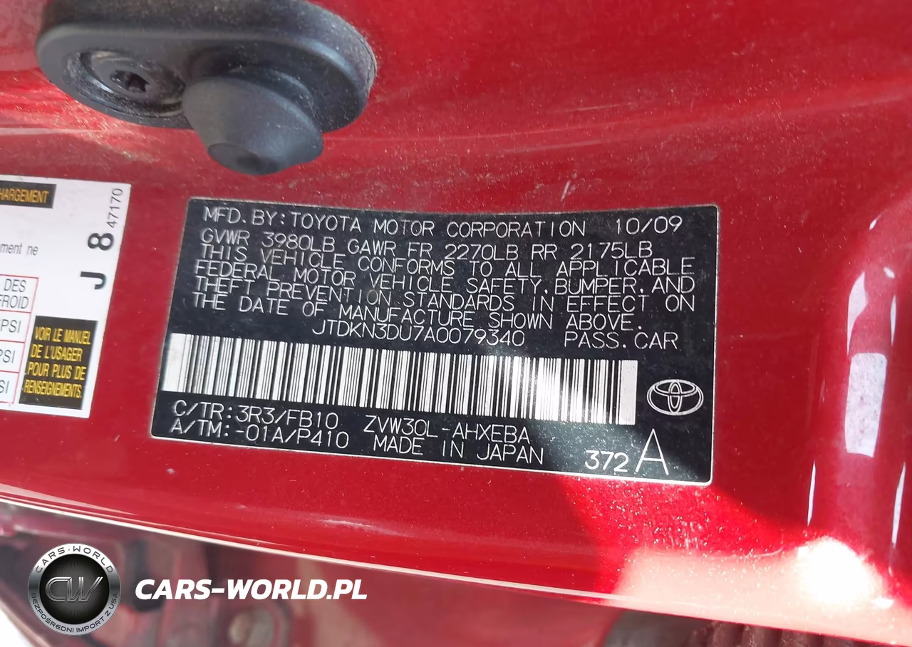 2010 Toyota Prius Ii VIN:JTDKN3DU7A0079340 - 9