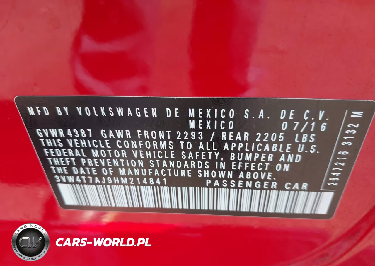 2017 Volkswagen Jetta Gli VIN:3VW4T7AJ9HM214841 - 9